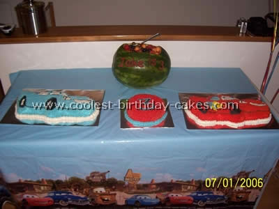Disney's Cars Birthday Cake