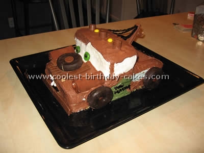 Disney's Cars Cake - Tow Mater