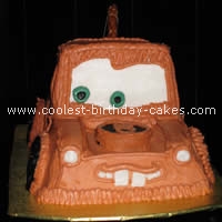 Disney's Cars Cake - Tow Mater