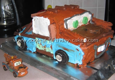 Disney's Cars Cake - Tow Mater