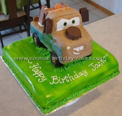 Disney's Cars Cake - Tow Mater