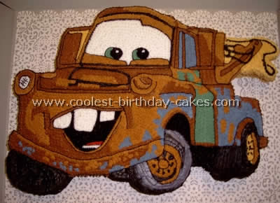 Disney's Cars Cake - Tow Mater