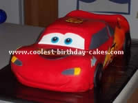 Lightning McQueen Cars Cake Decorations