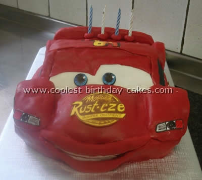 Lightning McQueen Cars Cake Decorations