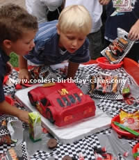 Lightning McQueen Cars Cake Decorations