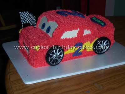 Lightning McQueen Cars Cake Decorations