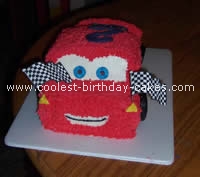 Lightning McQueen Cars Cake Decorations