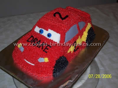 Lightning McQueen Cars Cake Decorations