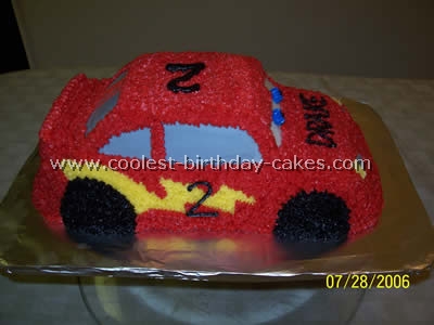 Lightning McQueen Cars Cake Decorations