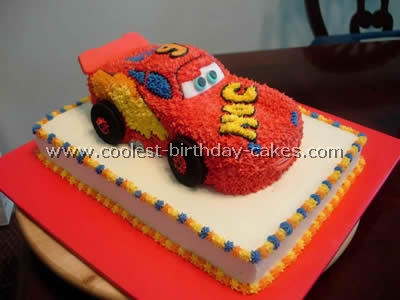 Lightning McQueen Cars Cake Decorations