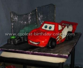 Lightning McQueen Cars Cake Decorations