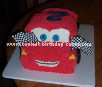 Lightning McQueen Cars Cake Decorations