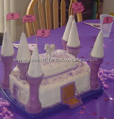 Homemade Castle Cake Idea