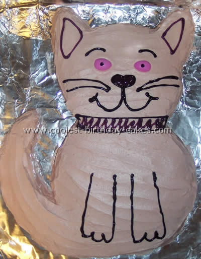 Cat Birthday Cake Picture