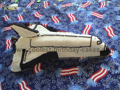 Space Shuttle Cake