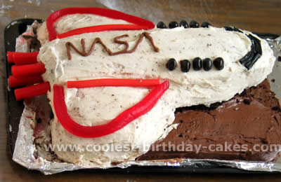 Space Shuttle Cake