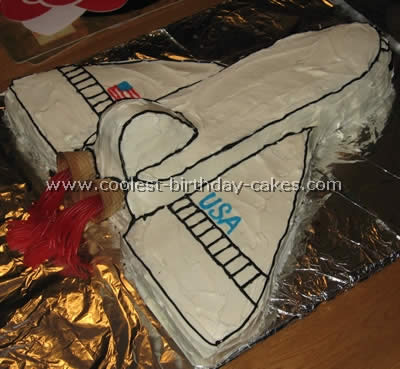 Space Shuttle Cake