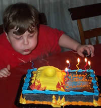 Bionicles Child Birthday Cake Photo