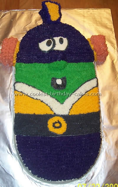 Larry Boy Childrens Cake Photo