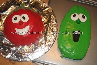 Coolest Veggie Tale Cakes and How-To Tips
