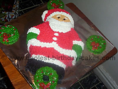 Santa Claus Christmas Cake Recipes