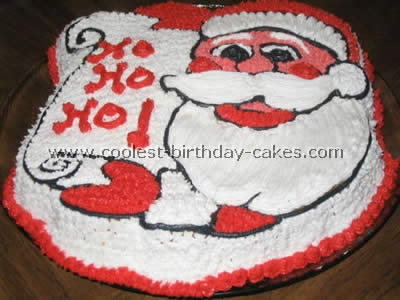 Santa Claus Christmas Cake Recipes