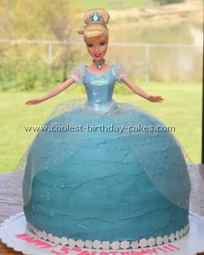 Cinderella Cake How to Make a Disney Princess Cinderella Doll Cake  YouTube