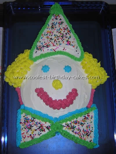 Circus Clown Cake