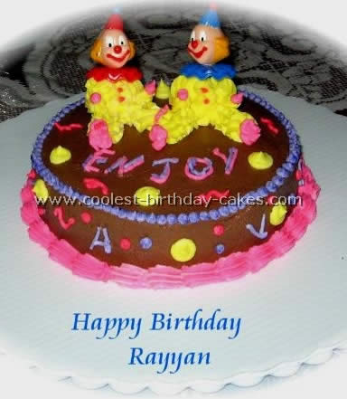 Circus Clown Cake