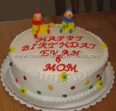 Circus Clown Cake