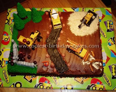 Construction Birthday Cakes