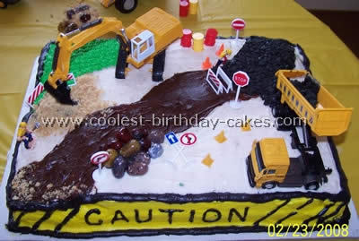 Construction Birthday Cakes