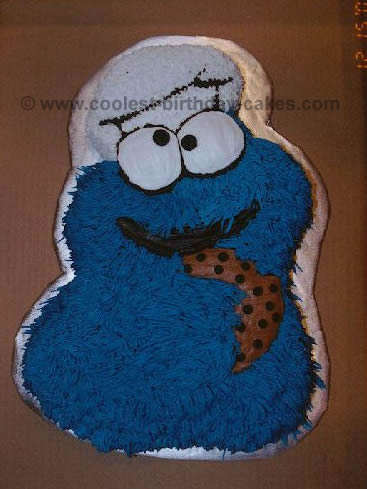 Cookie Monster Birthday Cake Photo