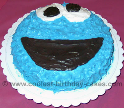 Cookie Monster Birthday Cake Photo