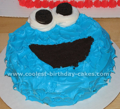 Cookie Monster Birthday Cake Photo