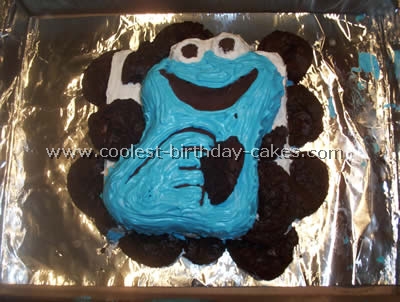 Cookie Monster Birthday Cake Photo