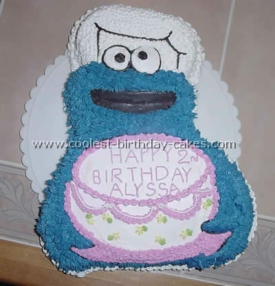 Cookie Monster Birthday Cake Photo