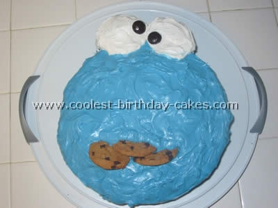 Cookie Monster Birthday Cake Photo