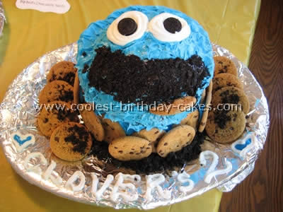 Cookie Monster Birthday Cake Photo