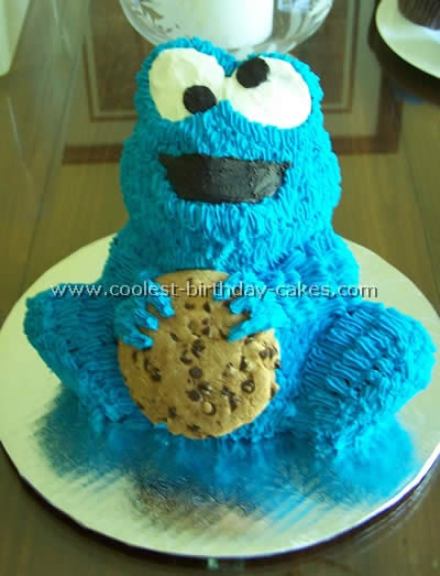 Cookie Monster Birthday Cake Photo