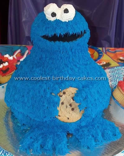 Cookie Monster Birthday Cake Photo