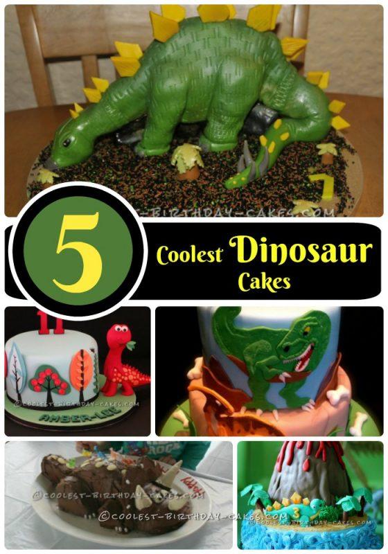 5 Dinosaur Cake Ideas of Jurassic Proportions