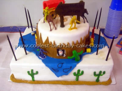 Cowboy Birthday Cake Photo