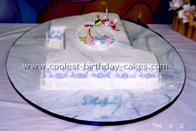 1st Birthday Creative Cake Photo