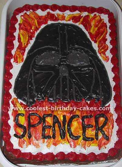 Darth Vader Picture Cake