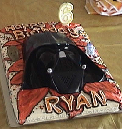 Darth Vader Picture Cake