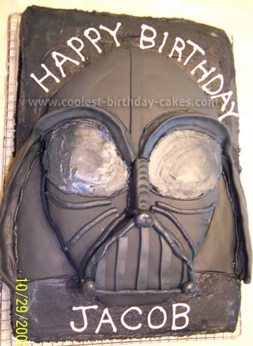 Darth Vader Picture Cake