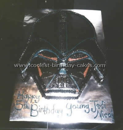 Darth Vader Picture Cake