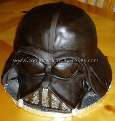 Darth Vader Picture Cake