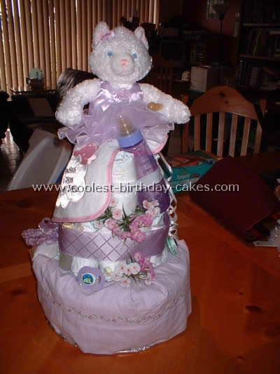 Diaper Cake Instructions